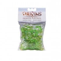 BioBubble Acrylic Gems 5 ounce bag Mossy Green - BIO-62286109