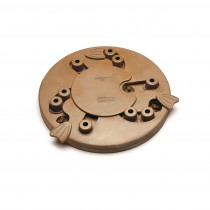 Outward Hound Nina Ottosson Dog Worker Puzzle Game Large Brown 15" x 14" x 2.5"