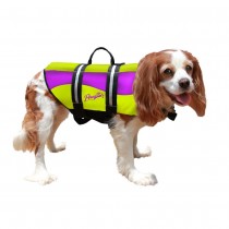 Pawz Pet Products Neoprene Dog Life Jacket Yellow/Purple