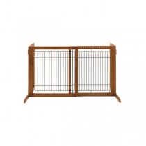 Richell Freestanding Pet Gate HS Autumn Matte 28.3" - 47.2" x 23.6" x 27.6" - R94146