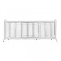 Richell Freestanding Pet Gate Large White 39.8" - 71.3" x 17.7" x 20.1" - R94157