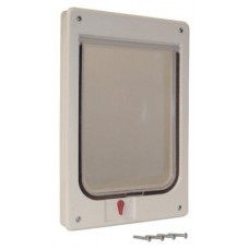 Ideal Pet Products ChubbyKat Cat Door Large White 1.18" x 9.5" x 14.50"