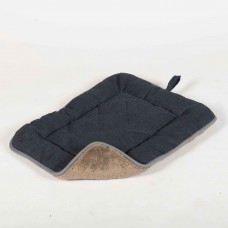 DGS Pet Products Repelz-It Upholstery Chenille Lounger Pet Bed Extra Small Grey/Blue 19" x 15" x 7.1"