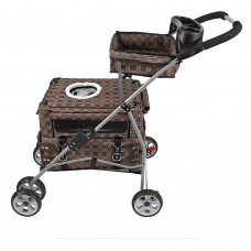 Kittywalk Flying Stroller Royale 20" x 12" x 32" - KWPSROY55