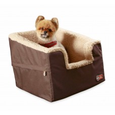 K&H Pet Products Bucket Booster Pet Seat Collapsible Rectangle Small Tan 16" x 16" x 14"