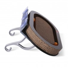 K&H Pet Products Universal Mount Kitty Sill with Cardboard Track Brown 14'' x 24'' x 13''