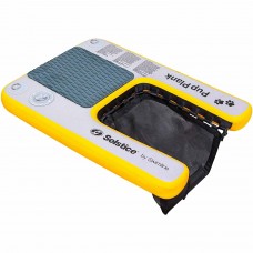 Solstice Inflatable Pup Plank Ramp Mini Grey/Yellow 34.5" x 24.5" x 3"