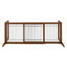 Richell Freestanding Pet Gate Large Autumn Matte 39.8" - 71.3" x 17.7" x 20.1" - R94136