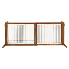 Richell Freestanding Pet Gate HL Autumn Matte 39.4" - 70.9" x 23.6" x 27.6" - R94147