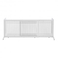 Richell Freestanding Pet Gate Large White 39.8" - 71.3" x 17.7" x 20.1" - R94157